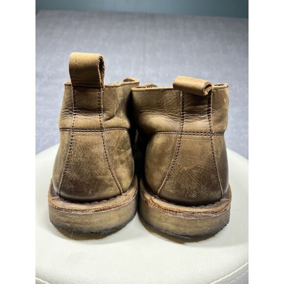 Rhodes Brown Leather Chukka Lace Up Casual Boot Mens Size 11 - Picture 4 of 9